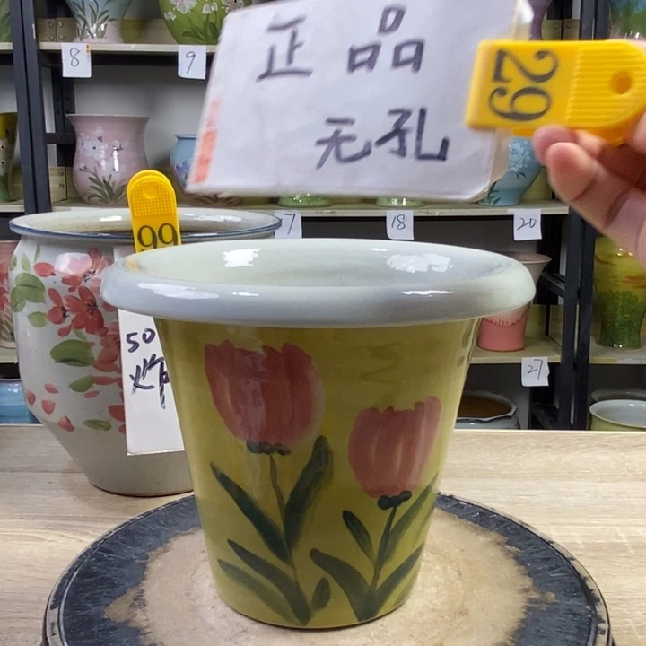 景德镇高温陶瓷花盆