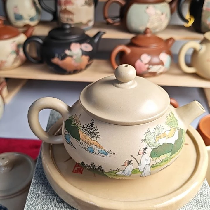 建水紫陶复烧茶壶全品16号200cc