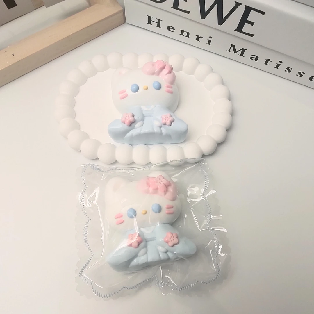 【蓝色和服KT】食品级硅胶捏捏默认微瑕no换no退