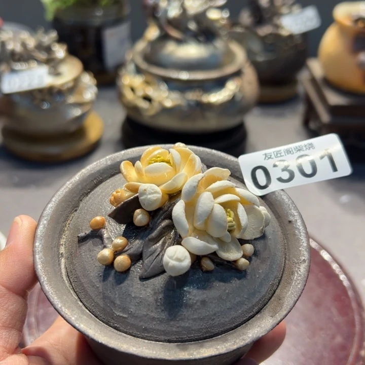 柴烧茶器，纯手工制作
