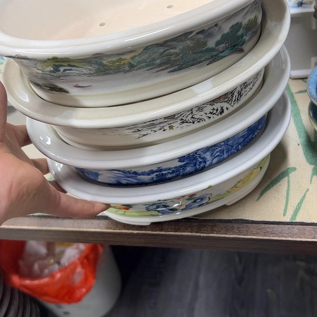 柏***艺紫砂花盆141号瑕疵40个处理介意勿拍