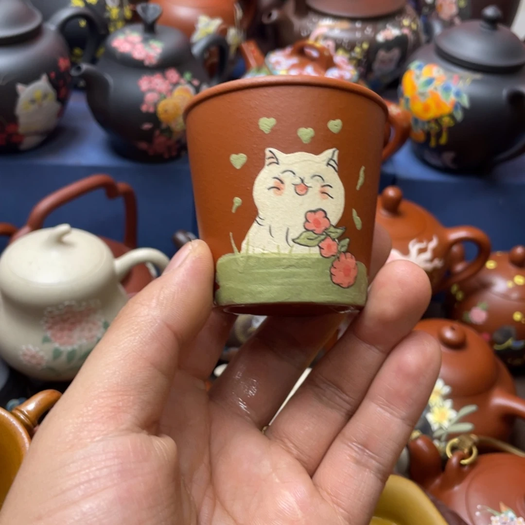 紫砂茶杯紫砂主人杯80cc