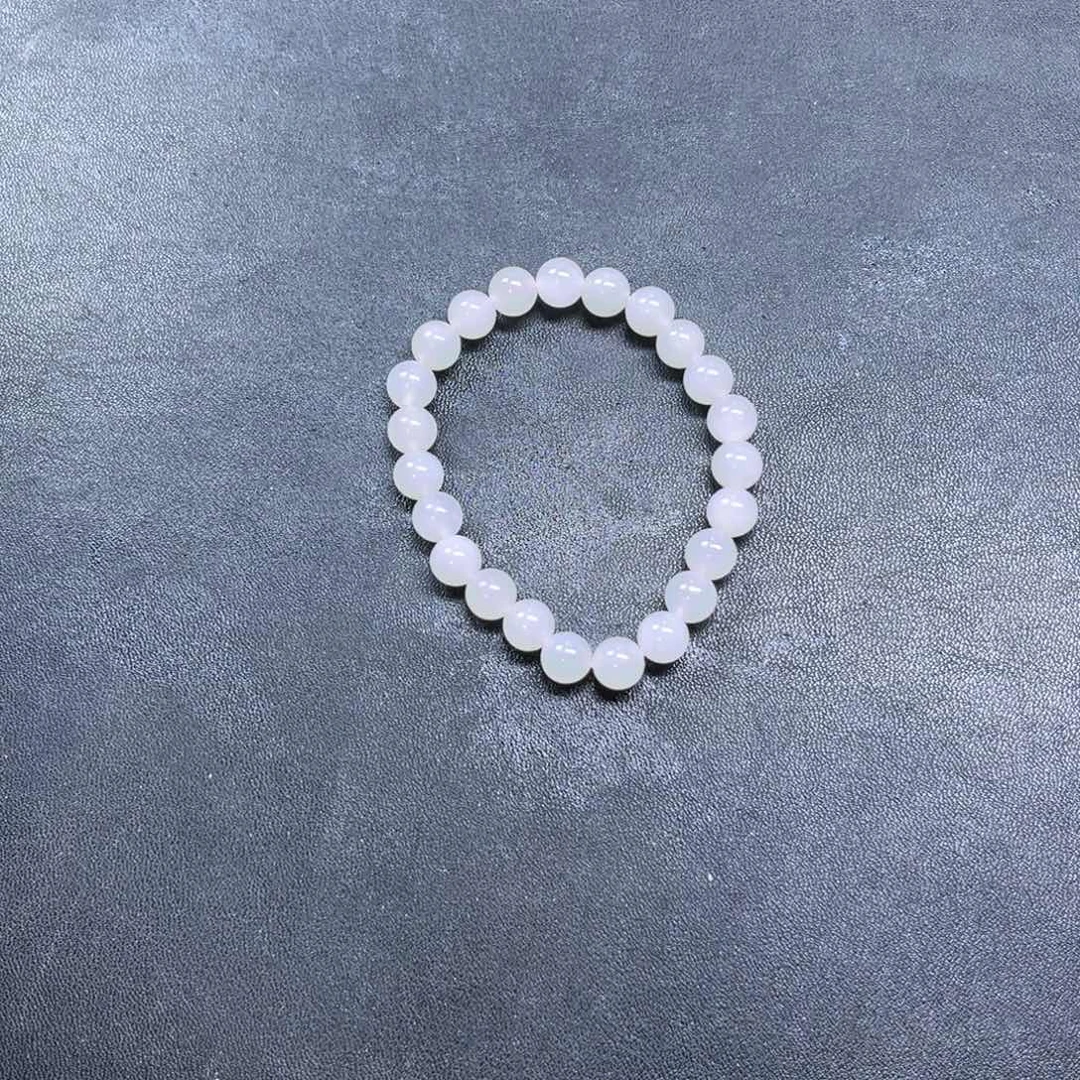 和田玉手链未镶嵌多样性野牛沟羊脂玉卡8货头