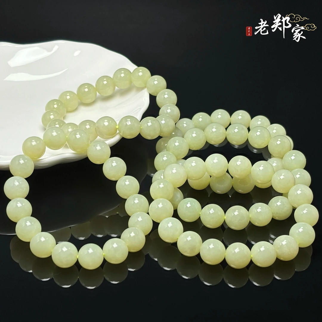 【老郑家】和田玉手串 773 多样性发一件 约12mm