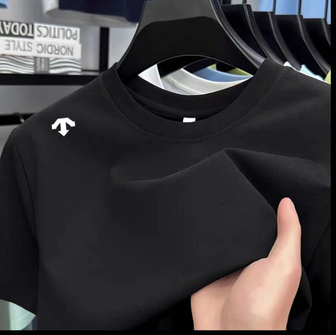 6.18迪【轻奢撤柜 】夏季百搭情侣纯棉短袖2025新款T恤