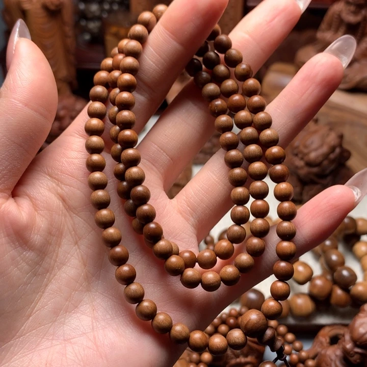 檀香木手串/手链0.6奶香微瑕