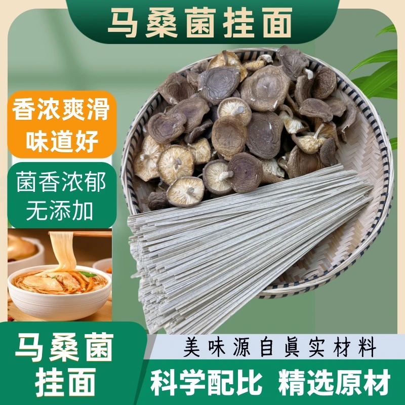 马桑菌挂面 面条无盐早餐菌菇风味拌面凉面炒面 菌菇风味 包邮