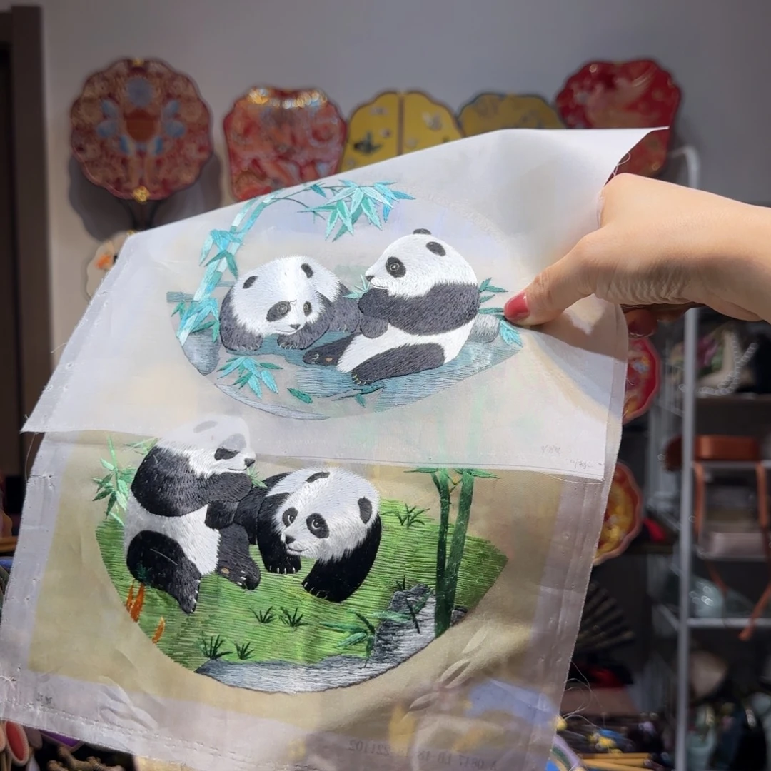 小***阳织绣纯手工苏绣双面绣
