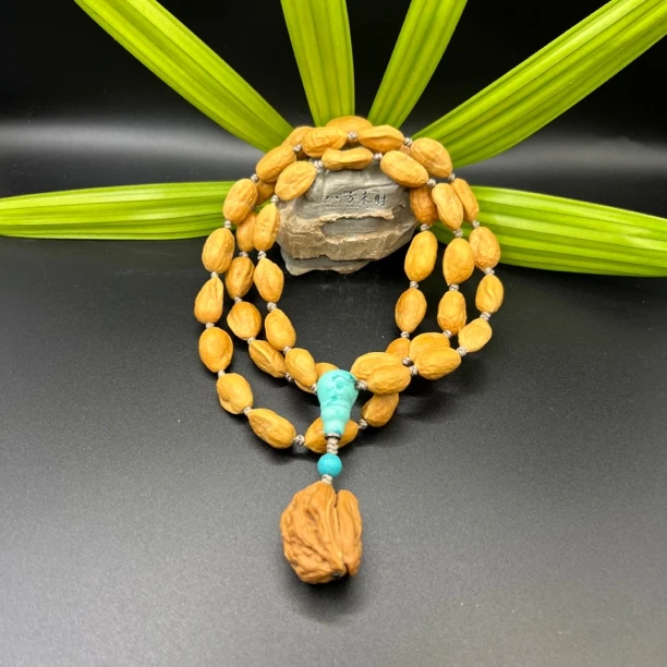 文玩核桃手串野麻异形，颗颗入水秒沉水籽野生的