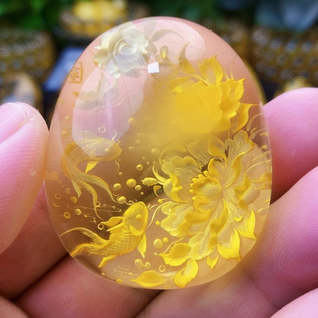 【闪购商品】金珀吊坠(不含链)未镶嵌