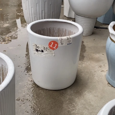 低腰白圆柱大口30/35