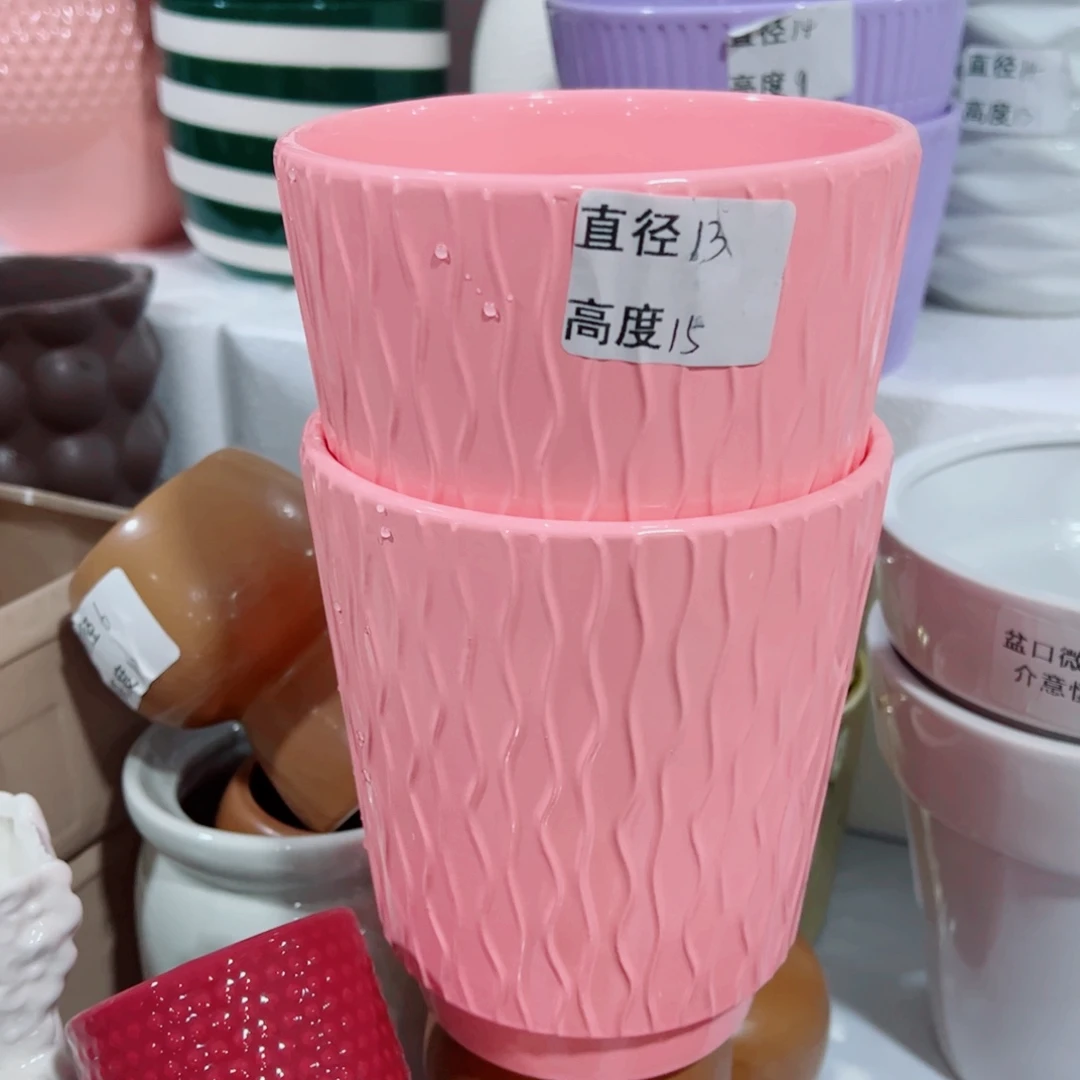 有孔，陶瓷花盆满10米包邮发货