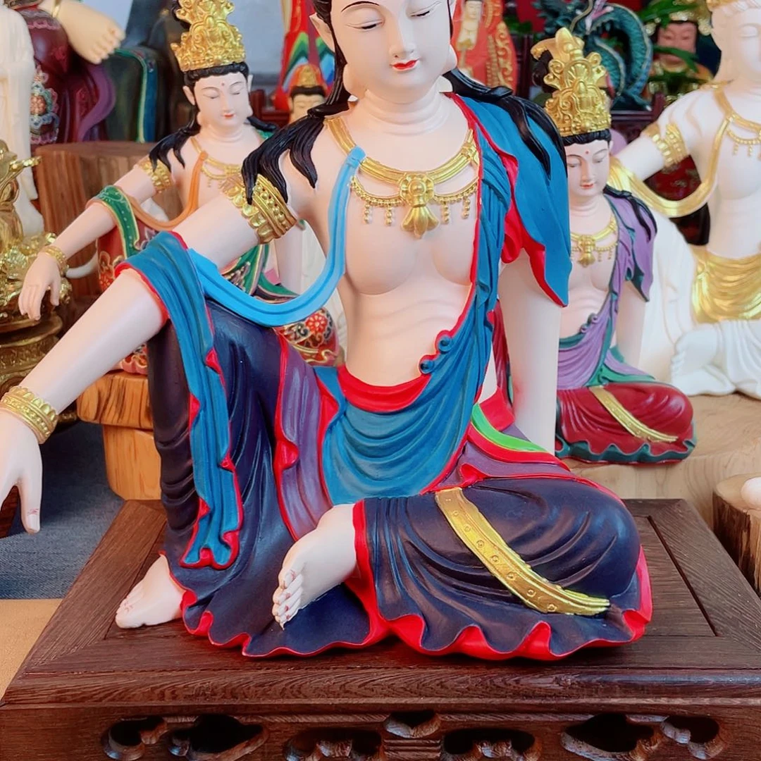 如***•石材自在观音摆件30
