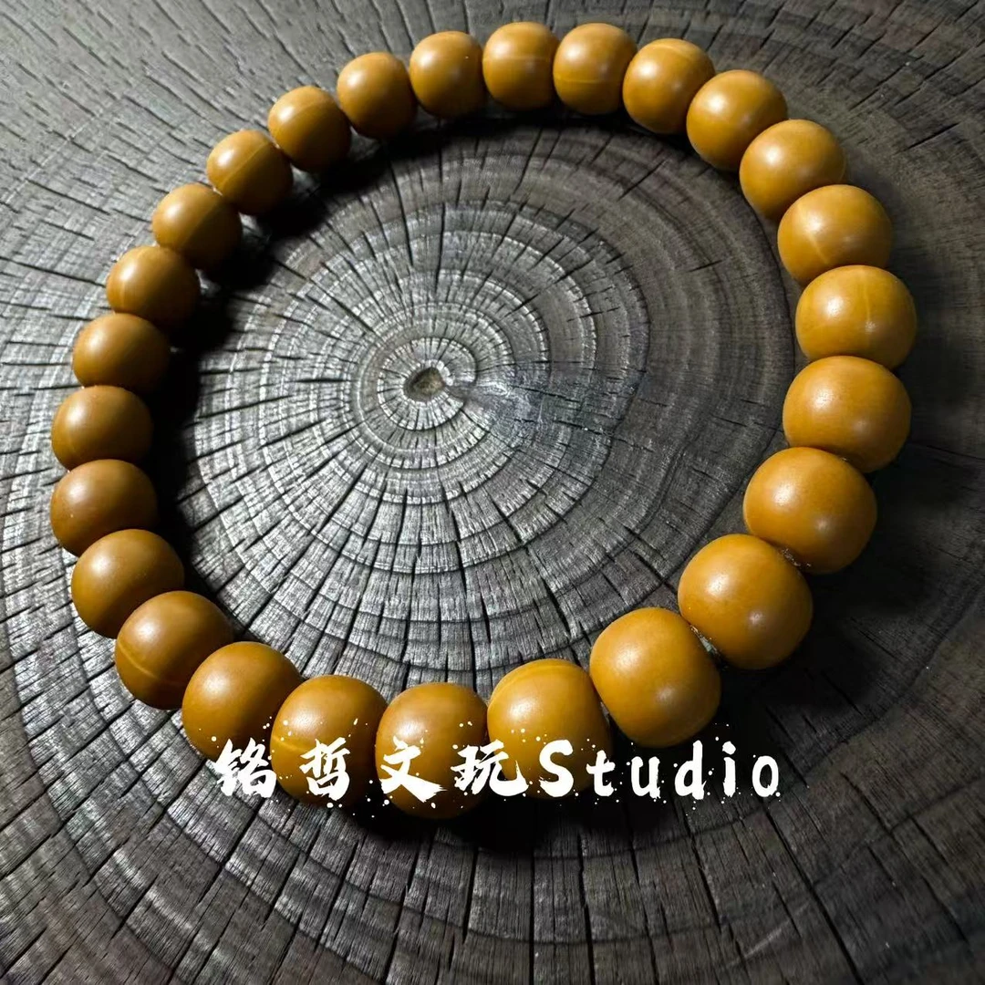 铭哲-柔光短轴老型-原色猴头手串