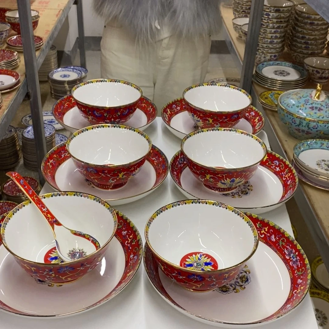 陶瓷6个8英寸深6个5英寸6个小天，，，，，，