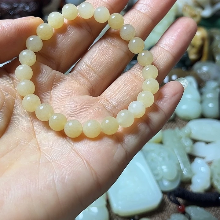 和田玉（黄玉）未镶嵌颈饰