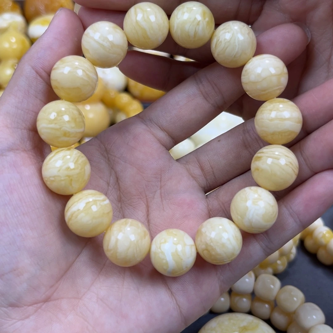 手串琥珀未镶嵌同料15.1mm