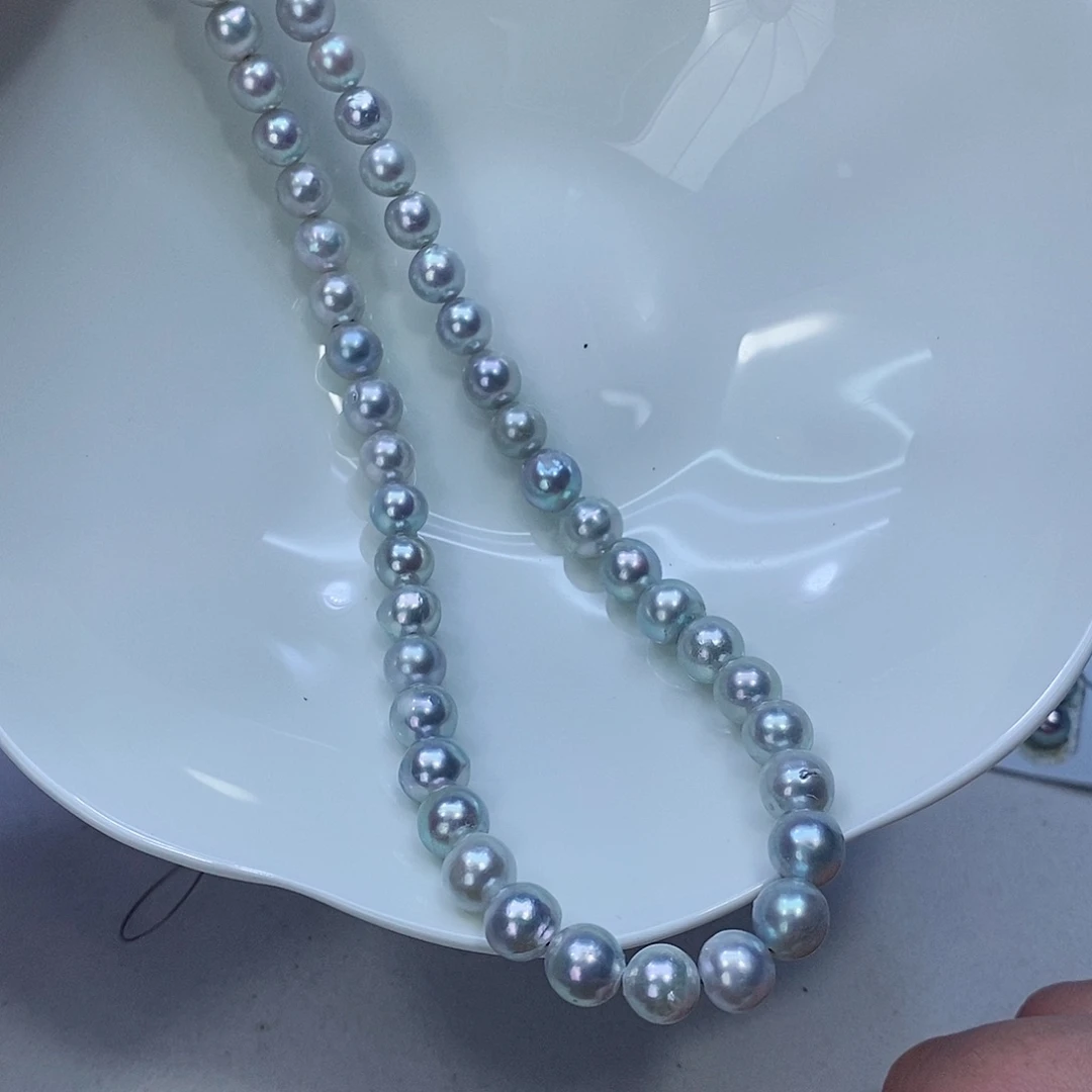 海水珍珠颈饰银S925镶嵌