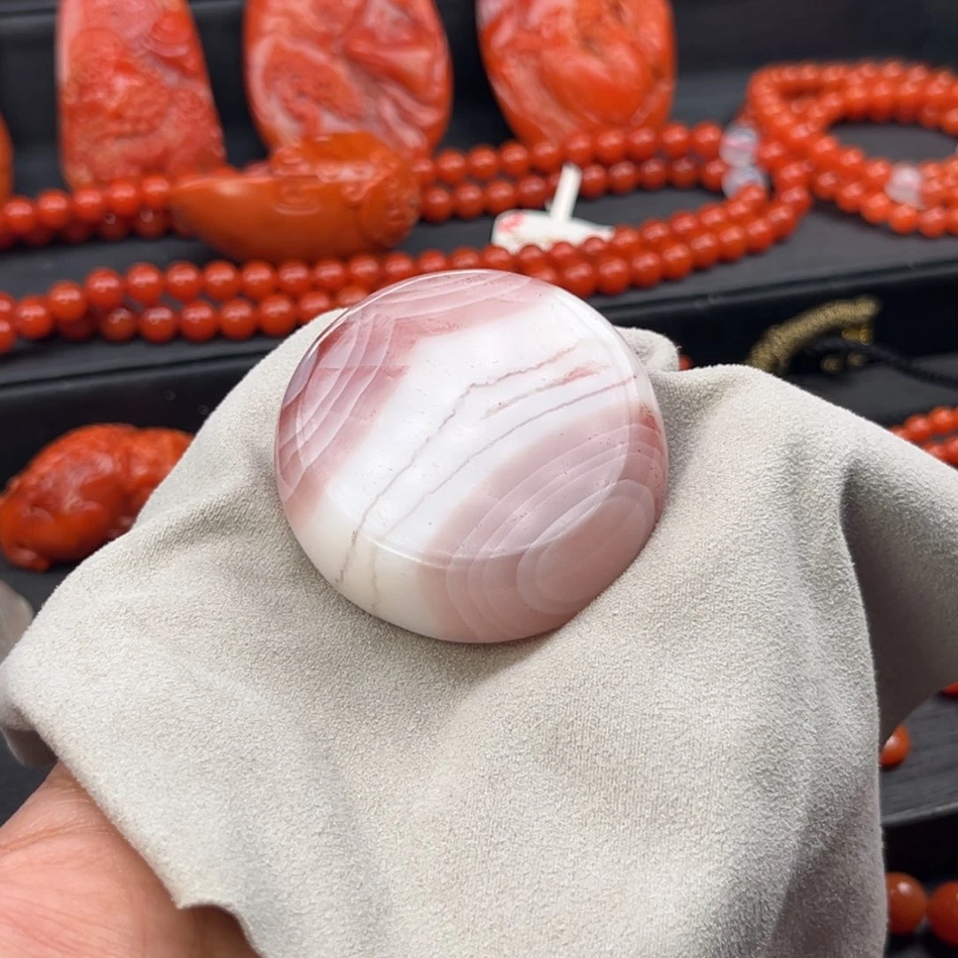 南红玛瑙未镶嵌手链