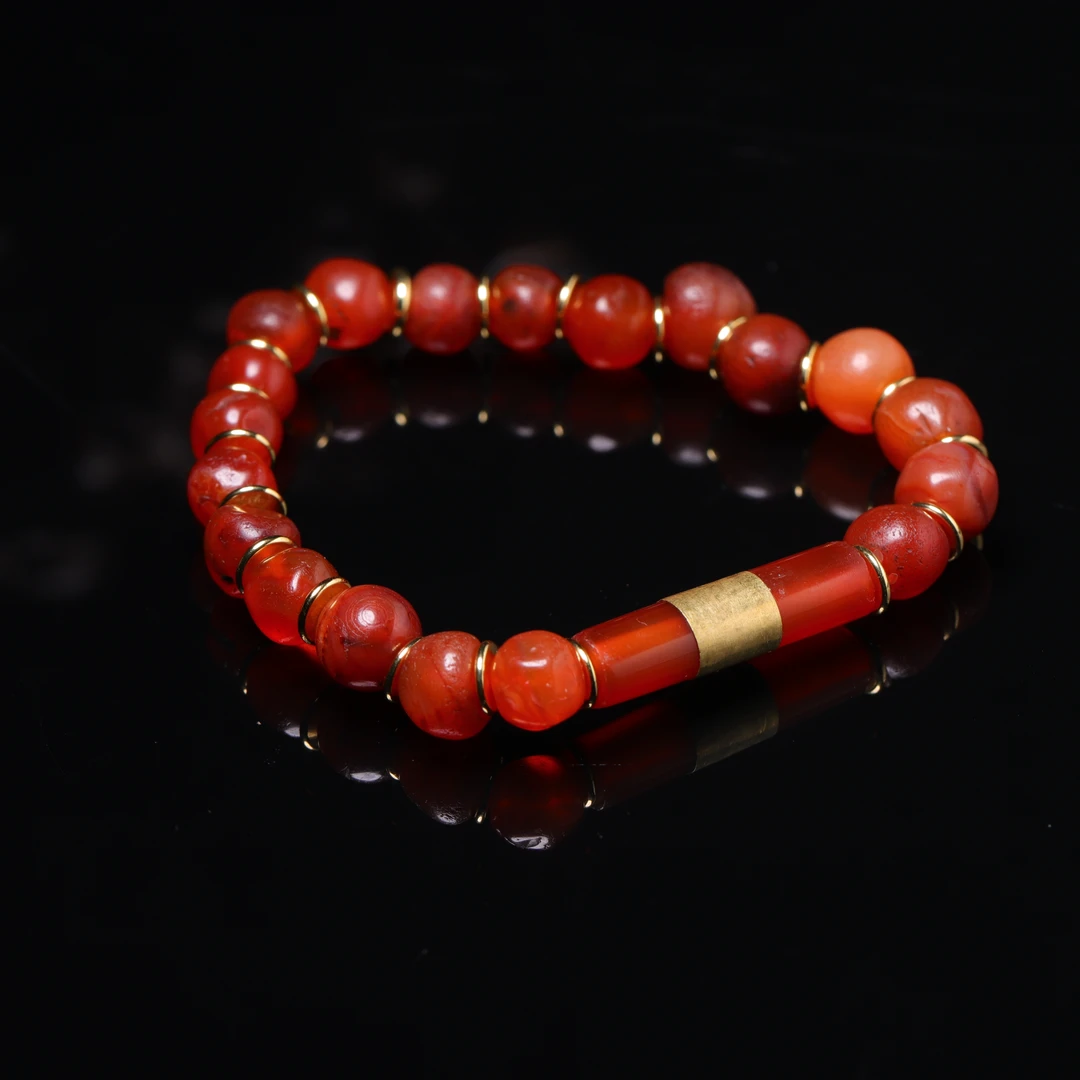 明代天然玛瑙手串-NX