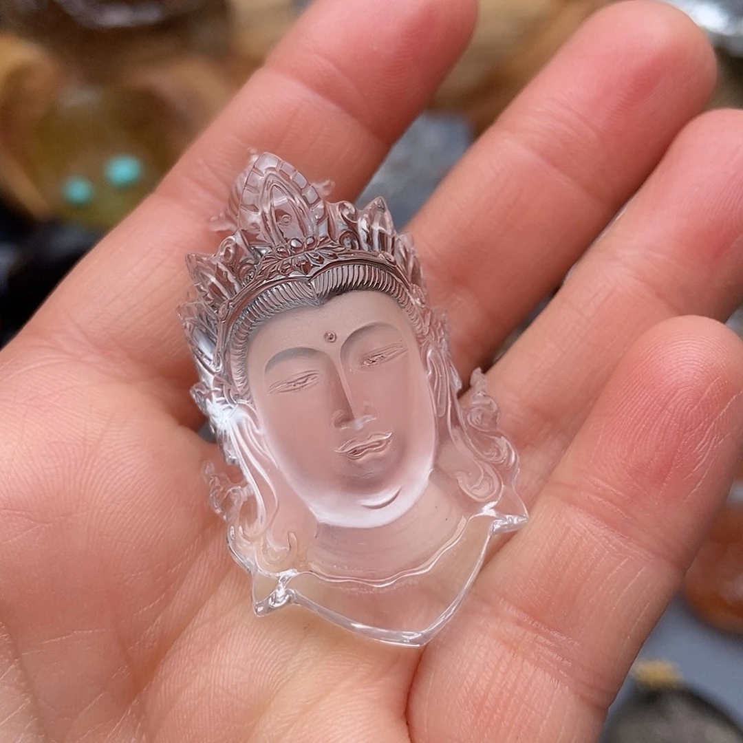 水晶颈饰未镶嵌吊坠