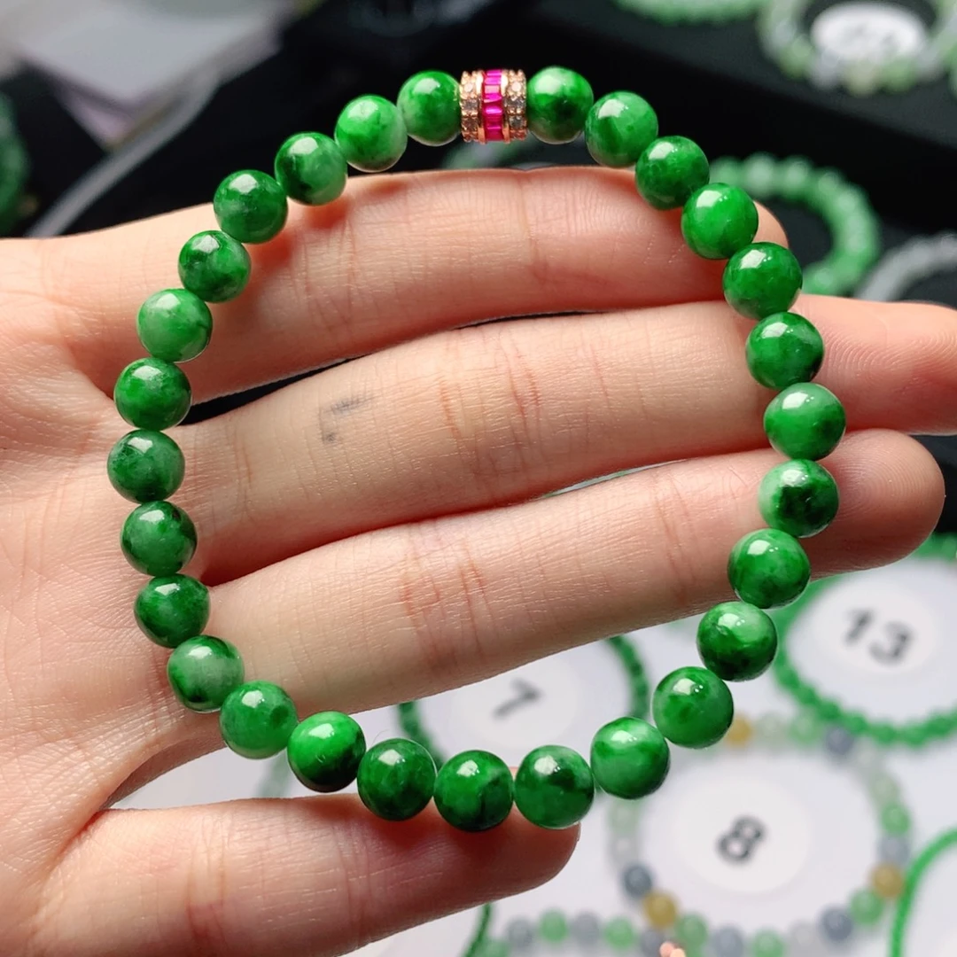 翡翠未镶嵌手链翡翠