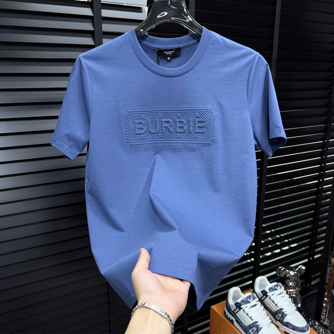 WEBUNSAPET维比萨玻短袖T恤男2025夏季新款修身青年半袖体恤衫