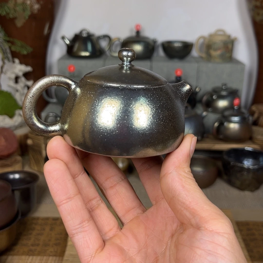 壶建水紫陶微微小瑕100c c