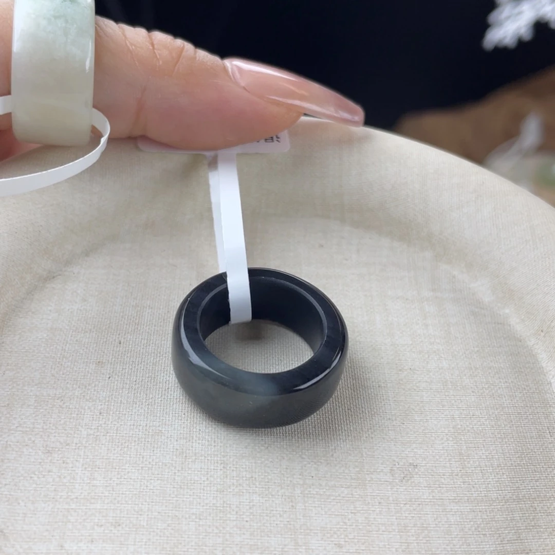 和田玉戒指未镶嵌港12 16.83