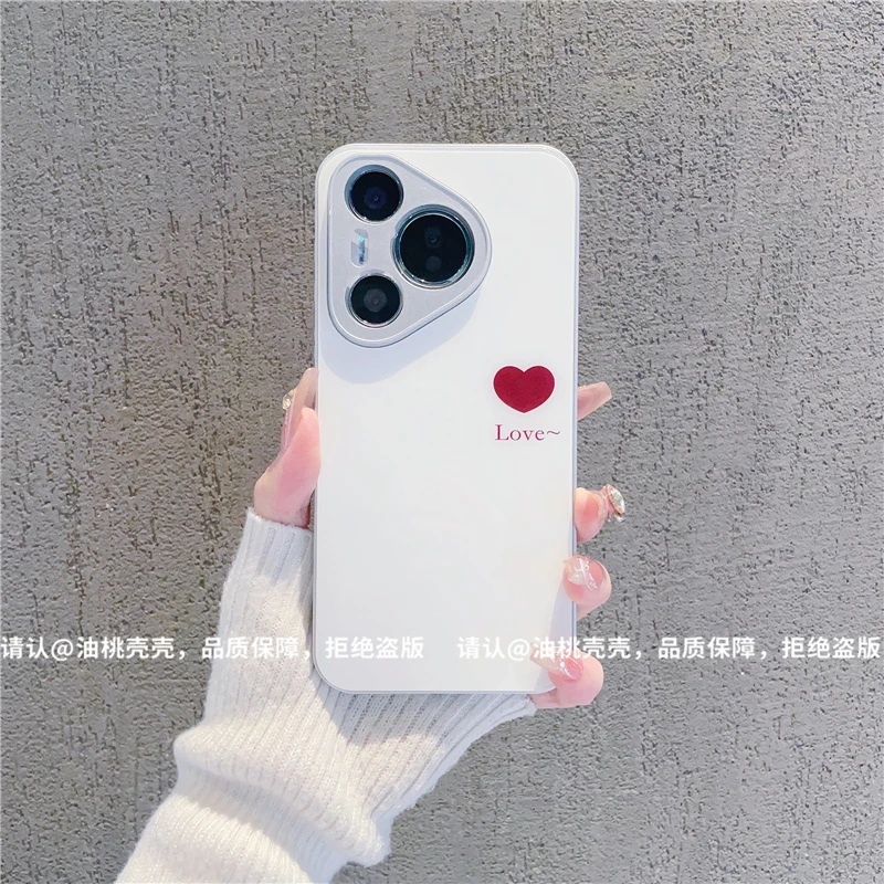 （华为Pura70系列）金属漆玻璃壳适用华为Pura70/Pro/+/ultra手机壳