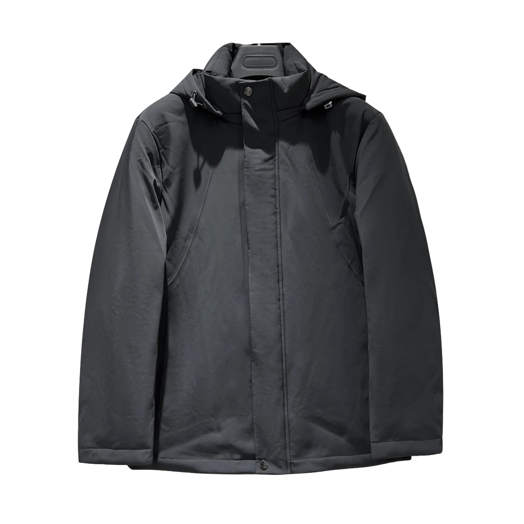 【萨巴家】男士冬季商务休闲鹅绒服6665