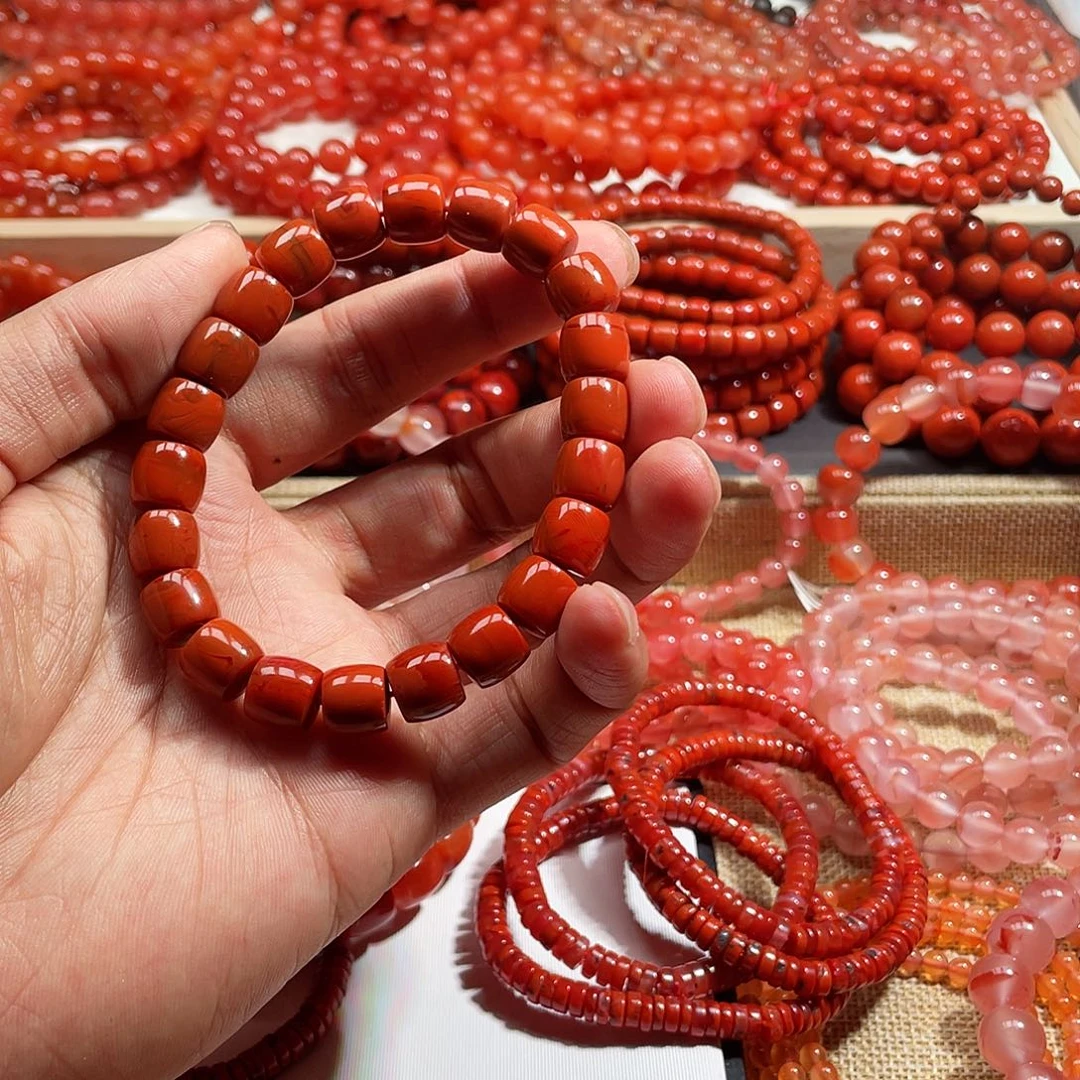 青***！手链未镶嵌南红玛瑙