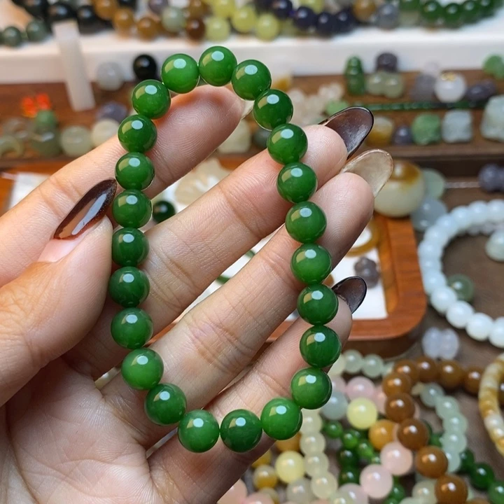 和田玉未镶嵌手链