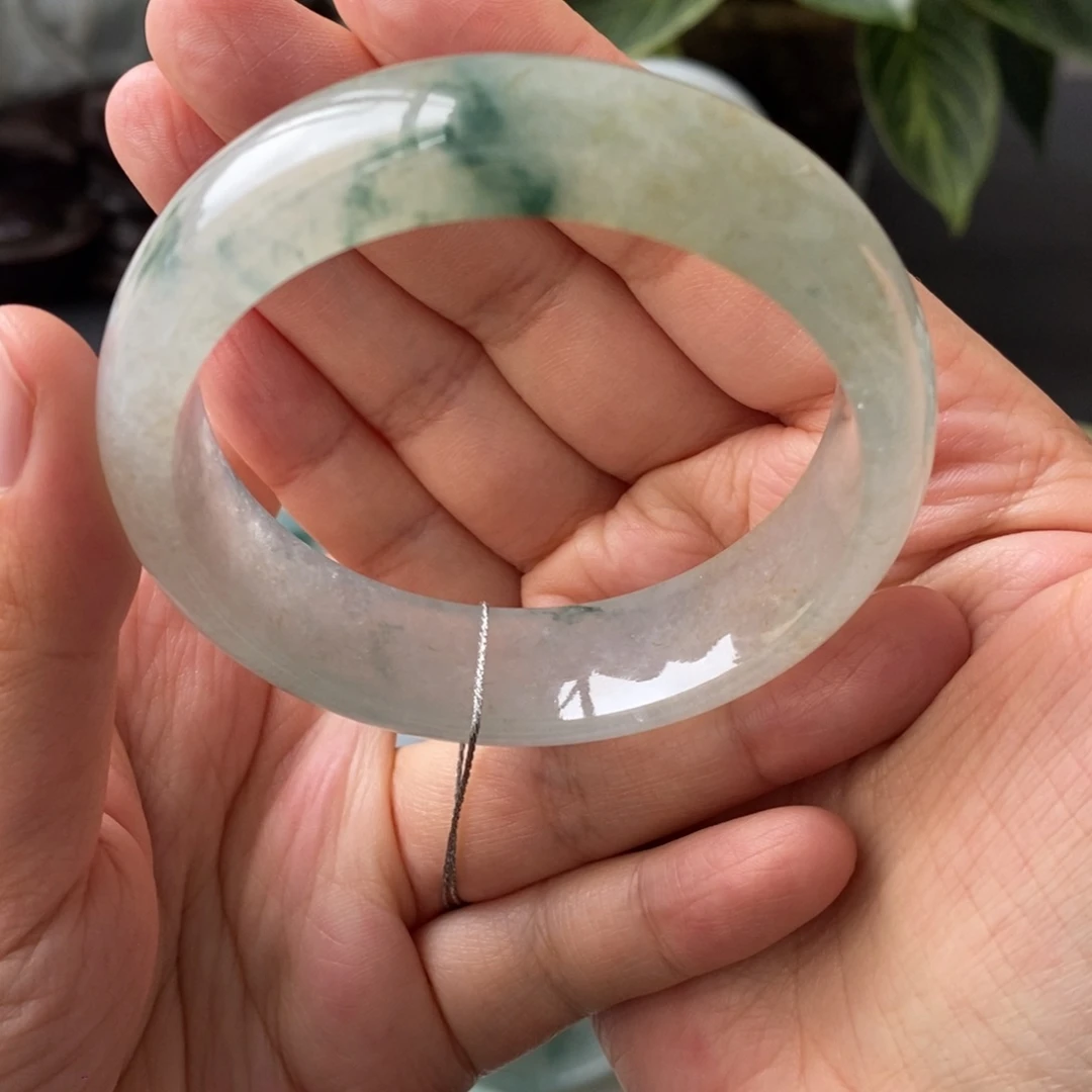 翡翠未镶嵌手镯天然