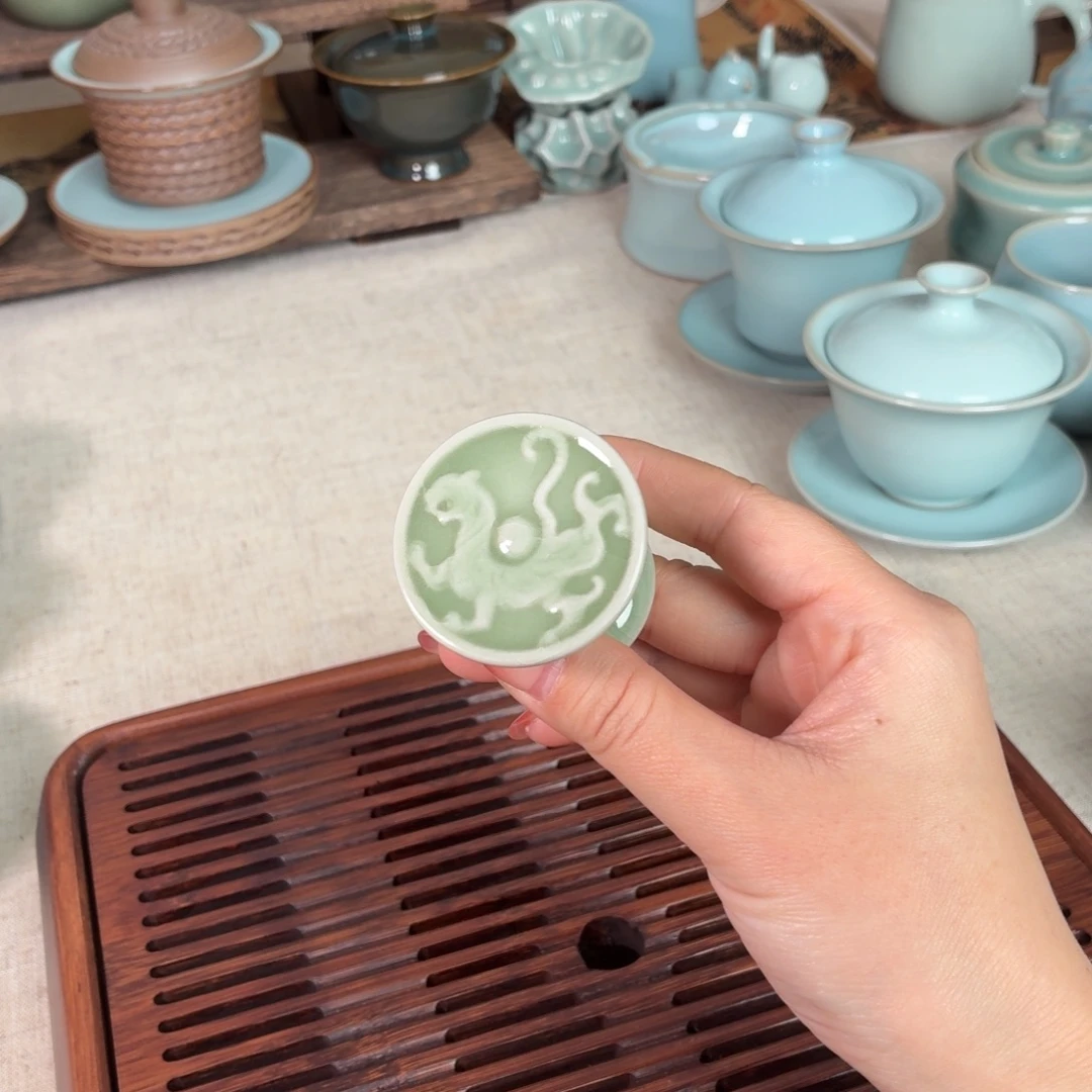 陶摆件哈哈哈哈哈哈哈盖置