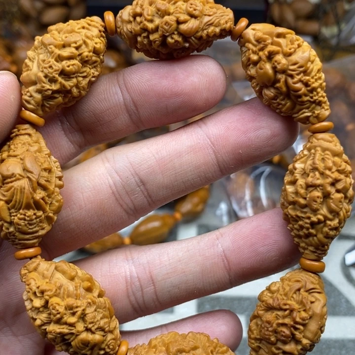 橄榄核手串/手链橄榄核雕工艺手串