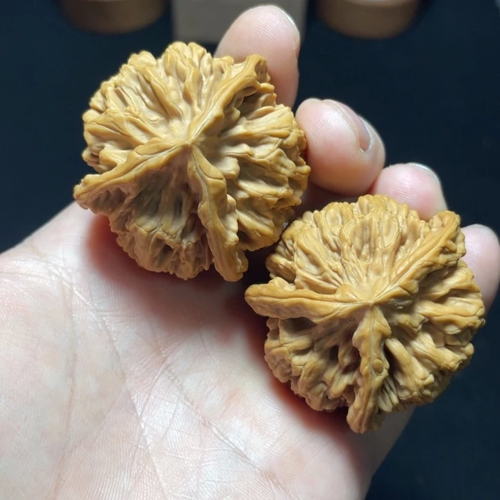 文玩核桃把件帝王三棱42