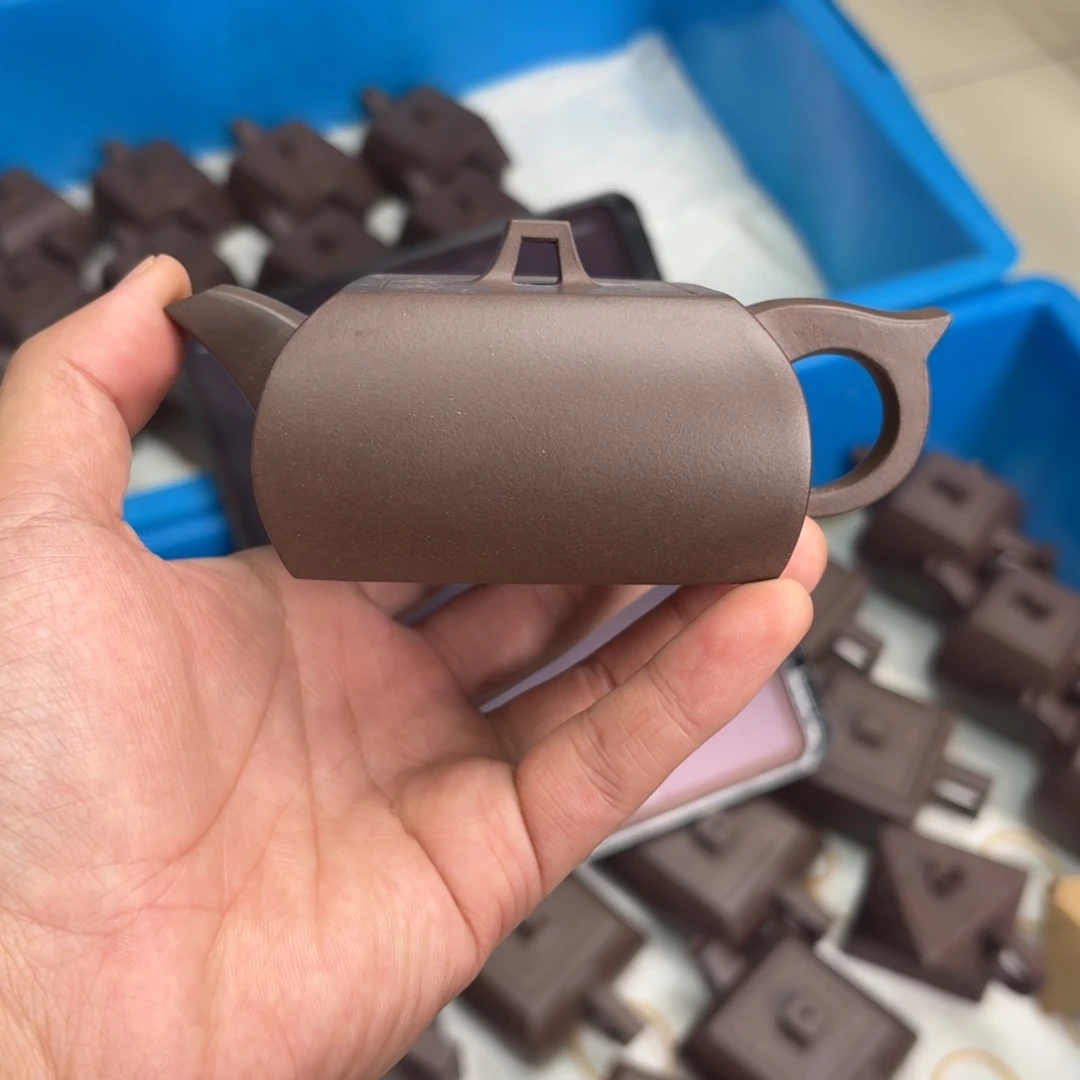 茶壶紫砂全手工瑕疵福利个性虚扁花泥