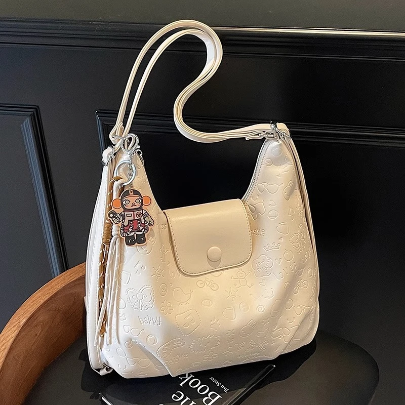 韩版ins潮流休闲托特包女2025春季新款网红时尚单肩包大容量