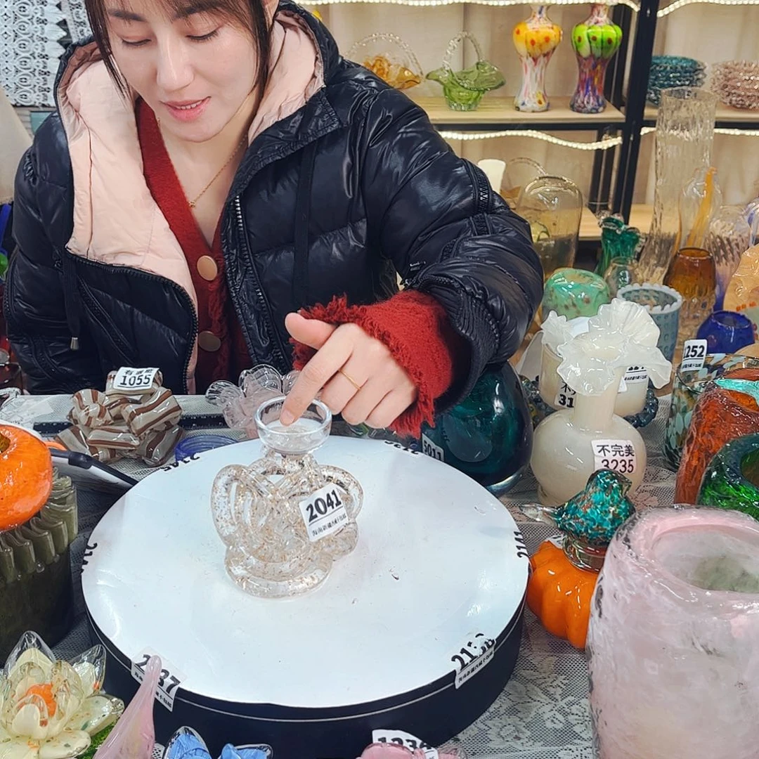 2041 烛台家悦琉璃工艺品