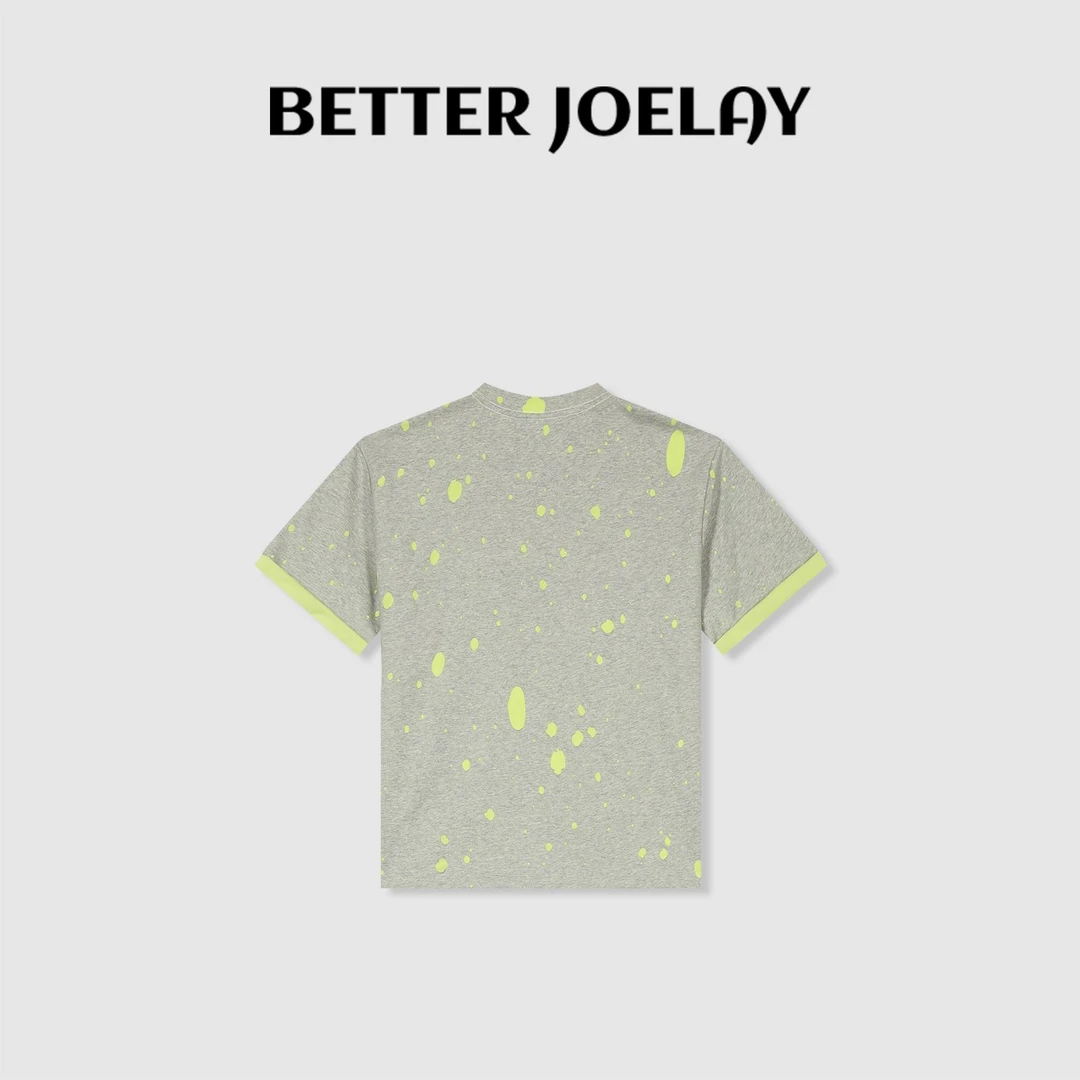 BETTER JOELAY-中版【杏花雨落】时尚休闲百搭宽松T恤短袖Z4457