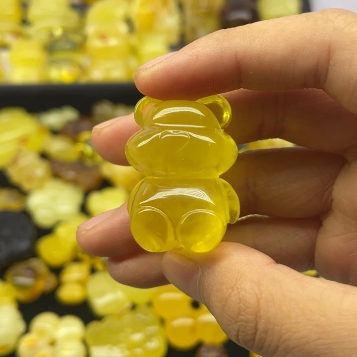 琥珀未镶嵌裸石天然琥珀蜜蜡
