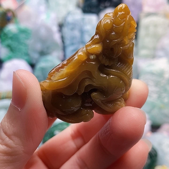 吊坠(不含链)未镶嵌翡翠九*