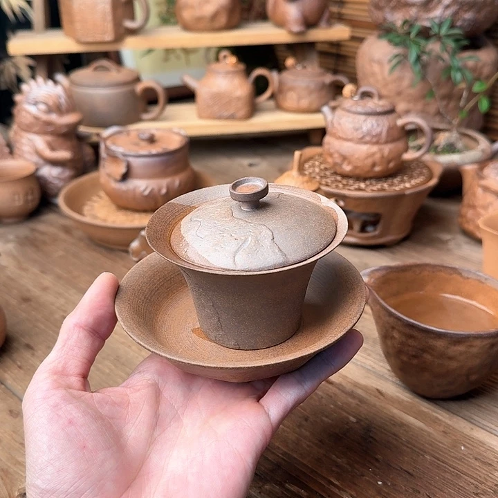 原矿老岩泥茶器系列