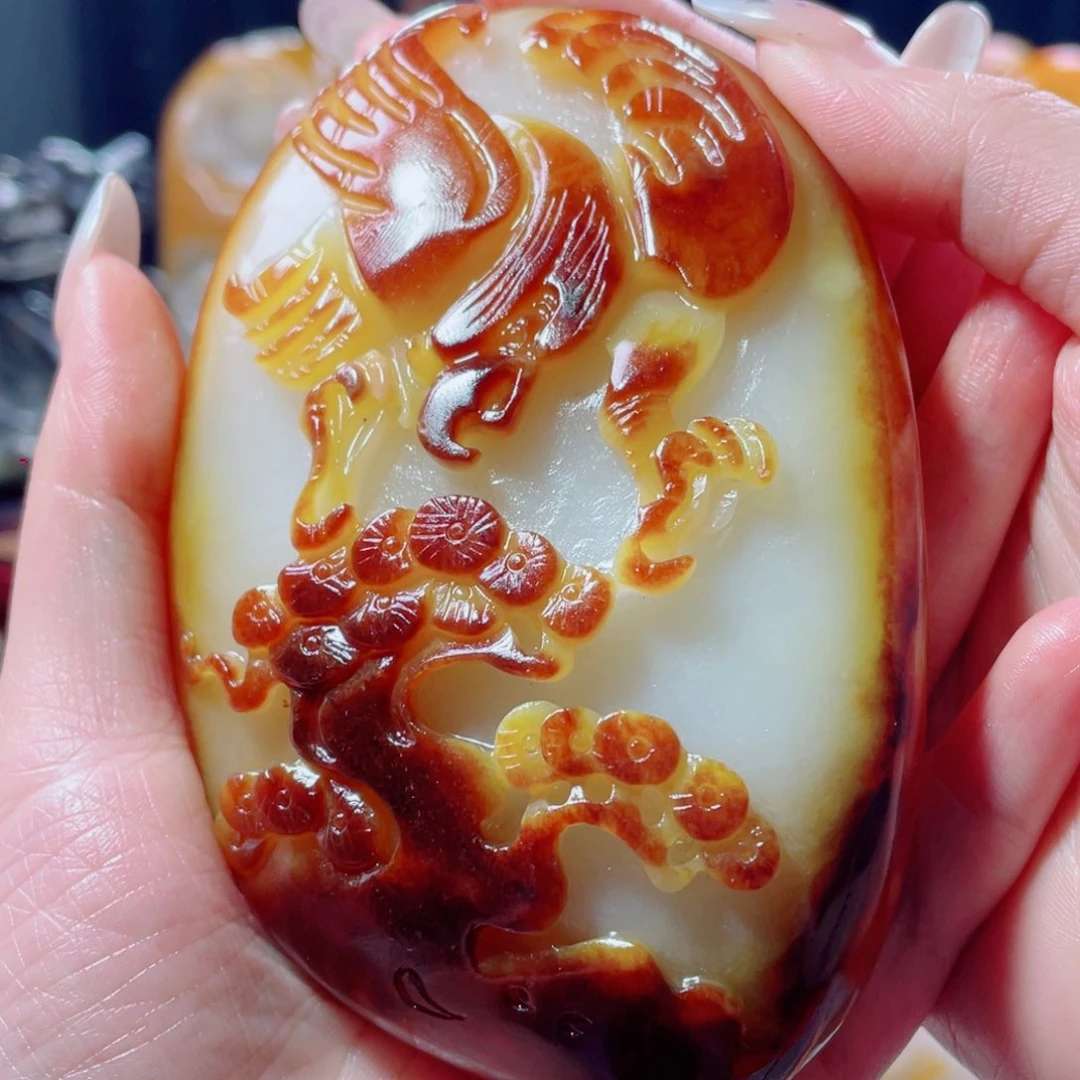 感****和田玉未镶嵌把件