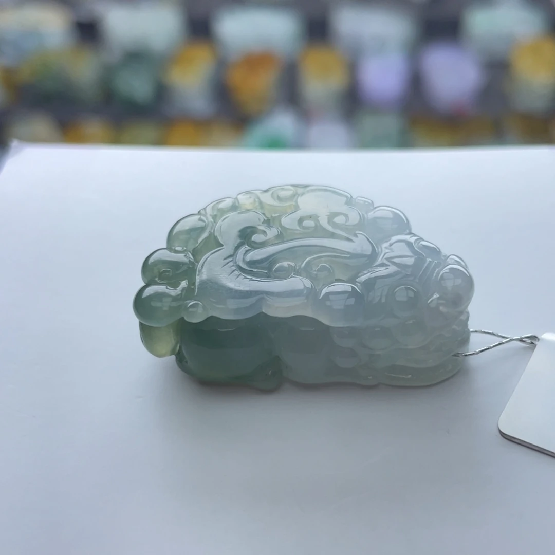 翡翠颈饰未镶嵌貔貅