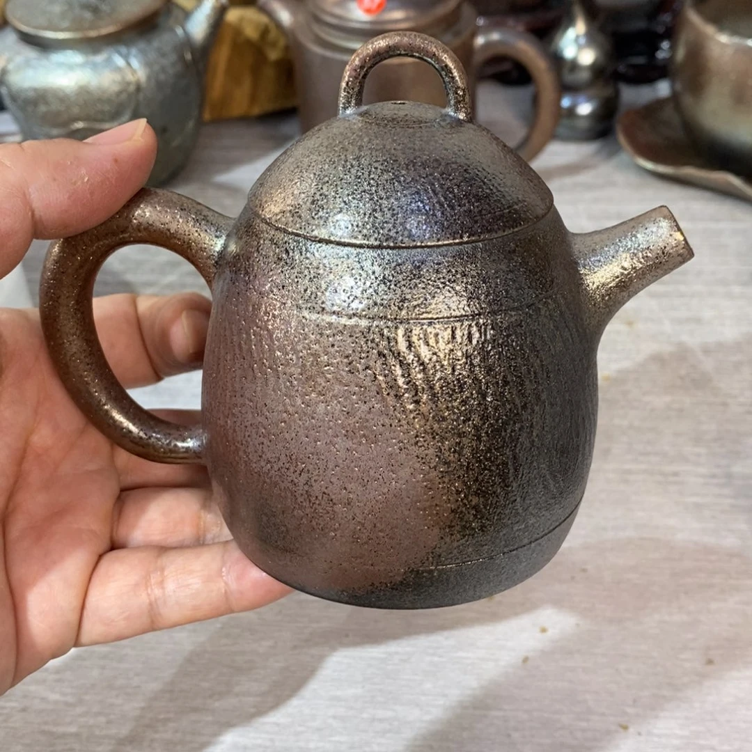 云南建水紫陶柴烧壶