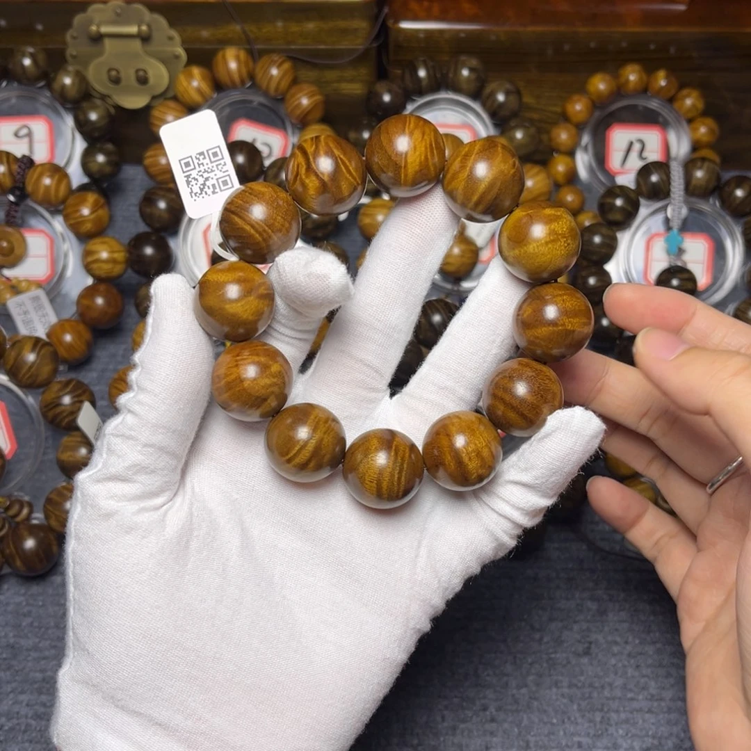 手串/手链楠木（金丝楠）红油底2.0闪电148