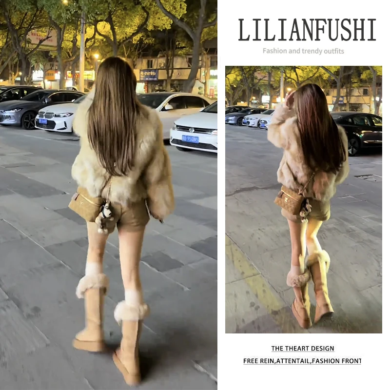 今年流行漂亮套装2025新款高级感宽松长袖外套百搭显瘦短裤两件套