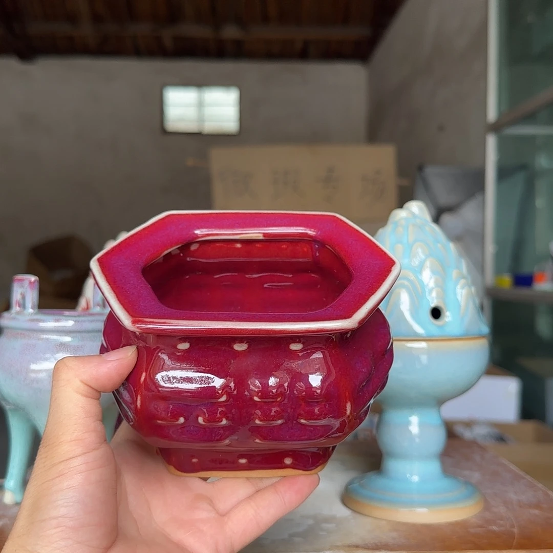 摆件郑家钧瓷摆件微瑕